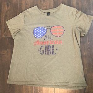 Shein 1XL green t shirt 🇺🇸